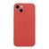 Straight Edge Solid Color TPU Shockproof Phone Case for iPhone 15 Plus - Hawthorn Red