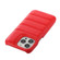 Down Jacket Airbag Shockproof Phone Case for iPhone 15 Plus - Red