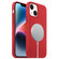 MagSafe Liquid Silicone Full Coverage Phone Case for iPhone 15 Plus - Red