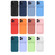 Skin Feel Card Contrast Color Button TPU Phone Case for iPhone 15 Plus - Rose Red