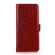 Crocodile Top Layer Cowhide Leather Phone Case for iPhone 15 Plus - Red