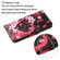 3D Colored Drawing Flip Leather Phone Case for iPhone 15 Plus - Red Heart