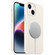 MagSafe Liquid Silicone Full Coverage Phone Case for iPhone 15 Plus - White