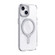 Skin Feel MagSafe Shockproof Phone Case with Holder for iPhone 15 Plus - White