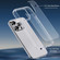 iPAKY Hanguang Series Transparent TPU+PC Phone Case for iPhone 15 Plus - Transparent