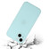 Straight Edge Solid Color TPU Shockproof Phone Case for iPhone 15 Plus - Light Cyan