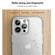 Ice-Crystal Matte TPU Hard PC Phone Case for iPhone 15 Plus - Grey