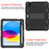 Two-Color Robot Shockproof Silicone + PC Protective Tablet Case for iPad 10th Gen 10.9 2022 - Black