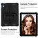 Shield 360 Rotation Handle EVA Shockproof PC Tablet Case for iPad 10th Gen 10.9 2022 - Black