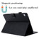 Solid Color Small Metal Buckle Leather Smart Tablet Case for iPad 10th Gen 10.9 2022 - Black