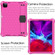 Honeycomb Design EVA + PC Anti Falling Tablet Protective Case for iPad 10th Gen 10.9 2022 - Rose Red Black