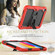 Shockproof Silicone + PC Protective Tablet Case for iPad 10th Gen 10.9 2022 - Black + Red