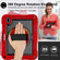 360 Degree Rotation Shockproof Silicone + PC Tablet Case for iPad 10th Gen 10.9 2022 - Red+Black