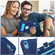Contrast Color Robot Silicone + PC Tablet Cas for iPad 10th Gen 10.9 2022 - Navy Blue+Blue