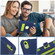 Contrast Color Robot Silicone + PC Tablet Cas for iPad 10th Gen 10.9 2022 - Navy Blue+Yellow Green