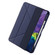 Deformation Transparent Acrylic Leather Tablet Case for iPad 10th Gen 10.9 2022 - Navy Blue