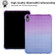 Square Gradient TPU Tablet Case for iPad 10th Gen 10.9 2022 - Purple Gradient Blue