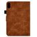 Peony Butterfly Embossed Leather Smart Tablet Case for iPad 10th Gen 10.9 2022 - Brown