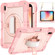360 Degree Rotation Shockproof Silicone + PC Tablet Case for iPad 10th Gen 10.9 2022 - Rose Gold