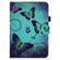 Colored Drawing Stitching Smart Leather Tablet Case for iPad 10th Gen 10.9 2022 - Green Butterflies