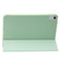 Three-folding Holder Honeycomb Silicone + PU Smart Leather Tablet Case for iPad 10th Gen 10.9 2022 - Green