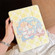 3-Fold 360 Rotation Painted Leather Smart Tablet Case for iPad 10th Gen 10.9 2022 - Cycling Dog