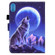 Colored Drawing Stitching Smart Leather Tablet Case for iPad 10th Gen 10.9 2022 - Night Wolf