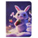 Electric Pressed TPU Smart Leather Tablet Case for iPad 10th Gen 10.9 2022 - Strawberry Bunny