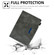 Suede Cross Texture Magnetic Clasp Leather Tablet Case for iPad 10th Gen 10.9 2022 - Grey