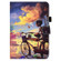 Colored Drawing Stitching Smart Leather Tablet Case for iPad 10th Gen 10.9 2022 - Bike Boy