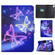 Electric Pressed Colored Drawing Smart Leather Tablet Case for iPad 10th Gen 10.9 2022 - Starry Sky Butterfly