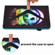 Colored Drawing Stitching Elastic Band Smart Leather Tablet Case for iPad 10th Gen 10.9 2022 - Space Bear