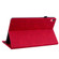 Skin Feel Solid Color Zipper Leather Tablet Case for iPad 10th Gen 10.9 2022 - Red