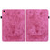 Butterfly Rose Embossed Leather Tablet Case for iPad 10th Gen 10.9 2022 - Rose Red