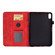 Rhombus Embossed Leather Smart Tablet Case for iPad 10th Gen 10.9 2022 - Red