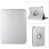360 Degree Rotation Litchi Texture Flip Leather Tablet Case with Holder  for iPad 10th Gen 10.9 2022 - Silver