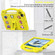 Handle Kickstand Children EVA Shockproof Tablet Case for iPad 10th Gen 10.9 2022 - Yellow