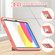 Shockproof TPU + PC Tablet Case for iPad 10th Gen 10.9 2022 - Cream+Red