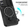 Sliding Camshield Magsafe Holder TPU Hybrid PC Phone Case for Samsung Galaxy S23 5G - Black