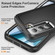 Life Waterproof Rugged Phone Case for Samsung Galaxy S23 5G - Black