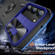 Sliding Camshield Armor Phone Case with Ring Holder for Samsung Galaxy S23 5G - Blue Black