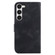 7-shaped Embossed Leather Phone Case for Samsung Galaxy S23 5G - Black