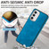 Skin-Feel Electroplating TPU Shockproof Phone Case for Samsung Galaxy S23 5G - Blue