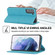 Woven Texture Stitching Magnetic Leather Phone Case for Samsung Galaxy S23 5G - Blue