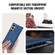 Magnetic Napa Texture Leather Phone Case with Holder for Samsung Galaxy S23 5G - Blue