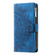 Multi-Card Totem Zipper Leather Phone Case for Samsung Galaxy S23 5G - Blue
