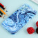 Marble Pattern Phone Case for Samsung Galaxy S23 5G - Navy Blue White