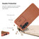 NILLKIN QIN Series Pro Sliding Camera Cover Design Leather Phone Case for Samsung Galaxy S23 5G - Brown