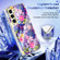 360 Full Body Painted Phone Case for Samsung Galaxy S23 5G - Flowers L08