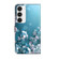 Samsung Galaxy S23 Crystal 3D Shockproof Protective Leather Phone Case for Samsung Galaxy S23 5G - Plum Flower